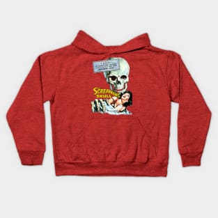 The Screaming Skull - Die Of Fright Kids Hoodie